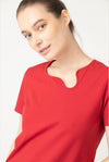T-shirt Jersey Coton ROUGE