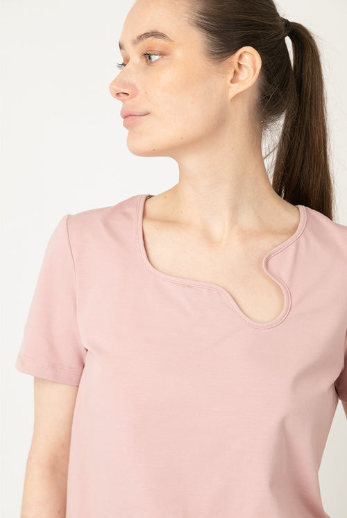 T-shirt Jersey Coton ROSE