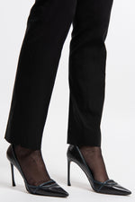 pantalon lize noir detail