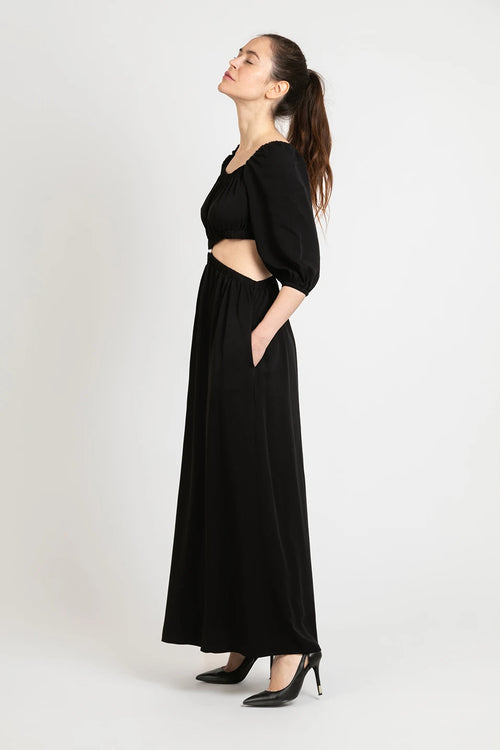 robe longue noire ségur